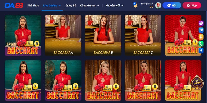 on-casino-da88-baccarat